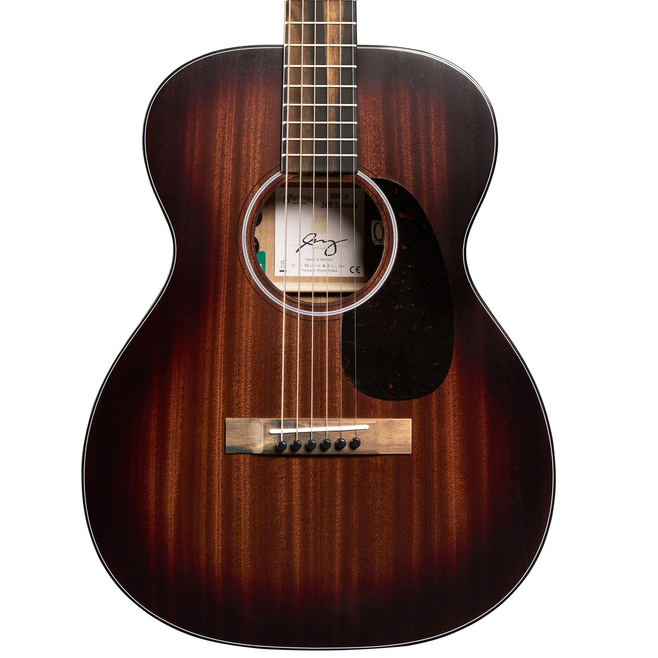 Martin Junior Series 000 Jr E Jeff Tweedy Electro Acoustic in Dark Mahogany Martin Junior Series 000 Jr E Jeff Tweedy Electro Acoustic in Dark Mahogany