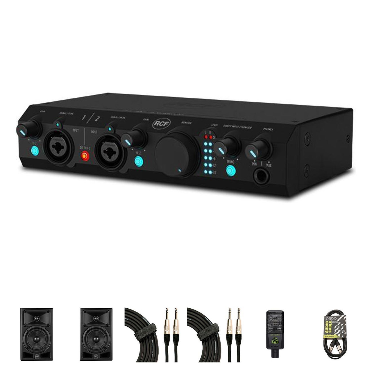 Andertons RCF Choice Bundle 2 Dual Channel With Monitors Andertons RCF Choice Bundle 2 Dual Channel With Monitors