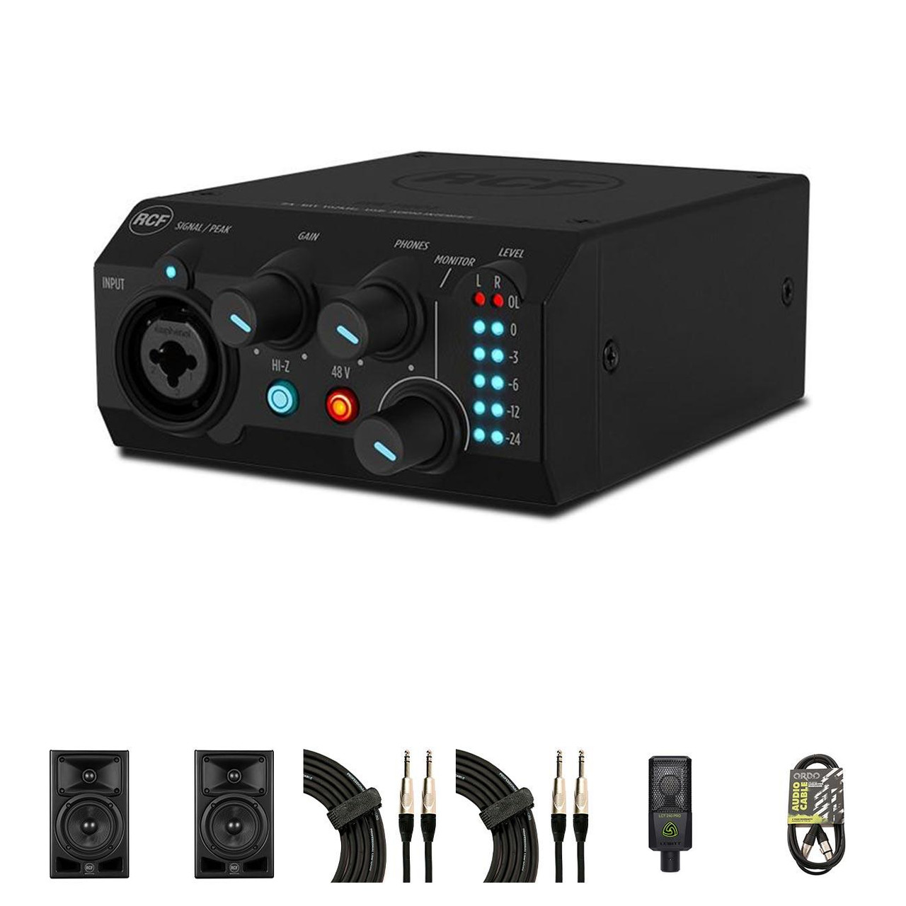 Andertons RCF Choice Bundle 2 Single Channel With Monitors Andertons RCF Choice Bundle 2 Single Channel With Monitors
