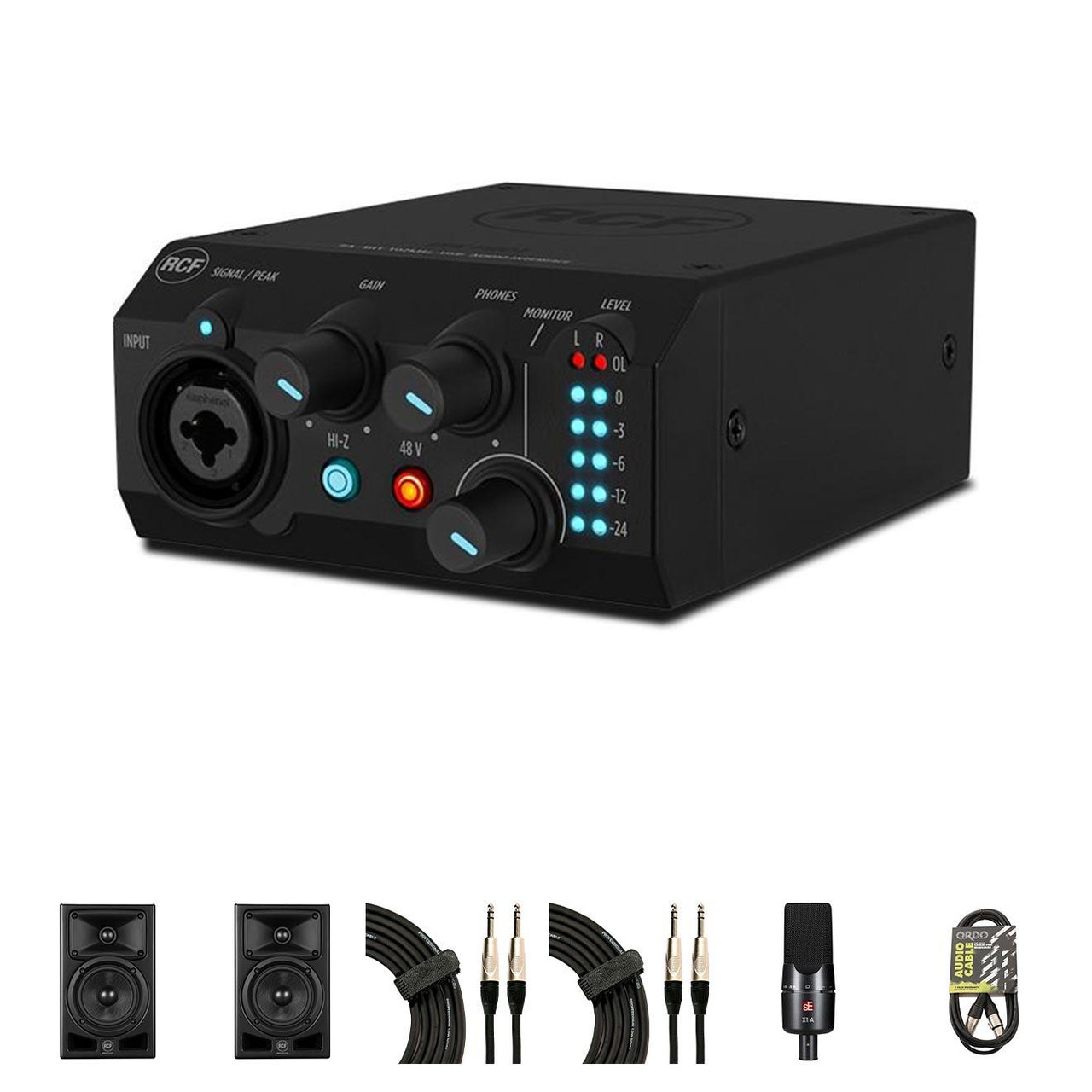 Andertons RCF Choice Bundle 1 Single Channel With Monitors Andertons RCF Choice Bundle 1 Single Channel With Monitors