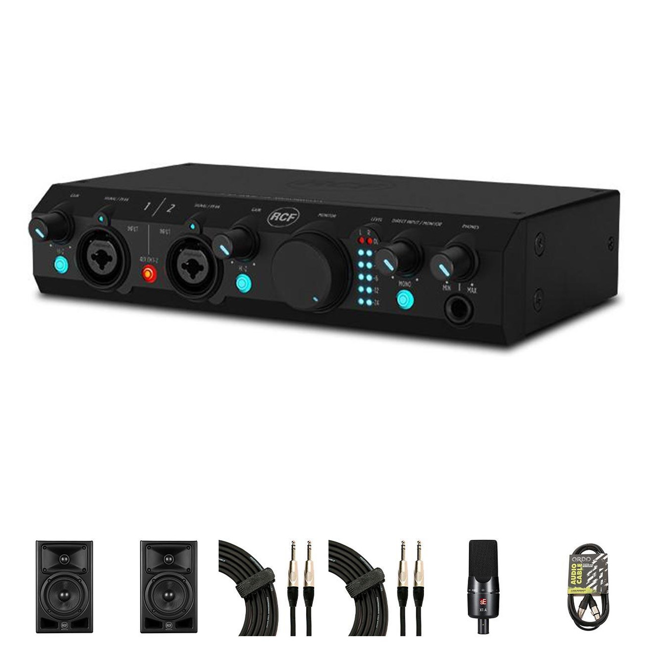 Andertons RCF Choice Bundle 1 Dual Channel With Monitors Andertons RCF Choice Bundle 1 Dual Channel With Monitors