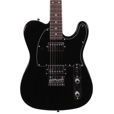 Eastcoast T2 Dual Humbucker Electric Guitar in Black with Rosewood
