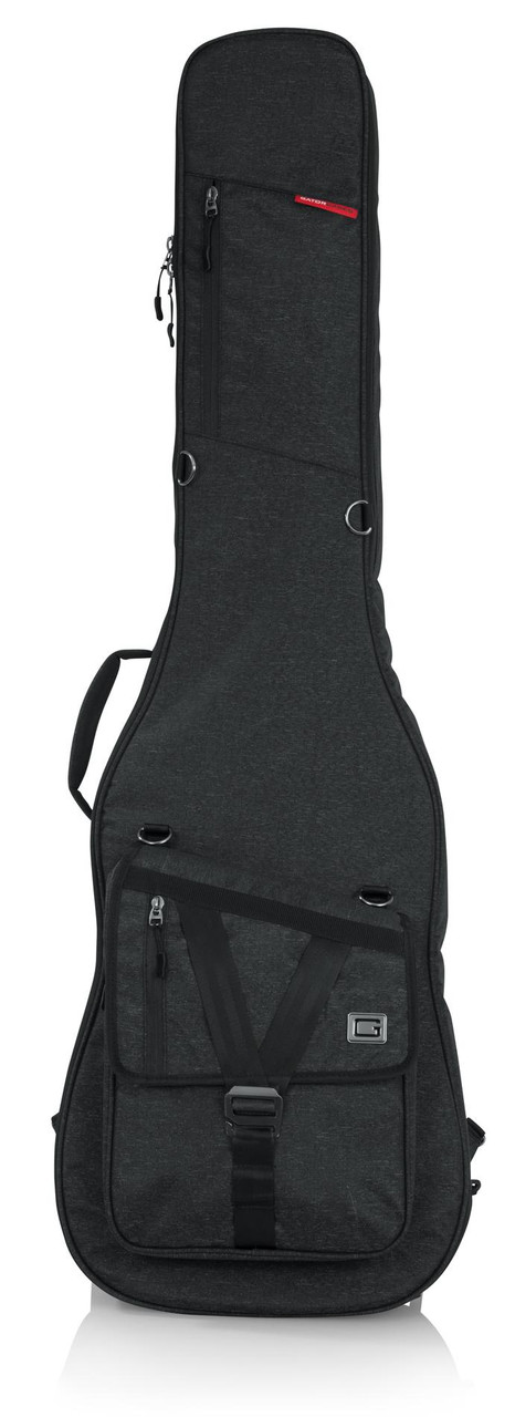 Gator GT-BASS-BLK Transit Series Bag for Bass Guitars in Charcoal Black Gator GT-BASS-BLK Transit Series Bag for Bass Guitars in Charcoal Black