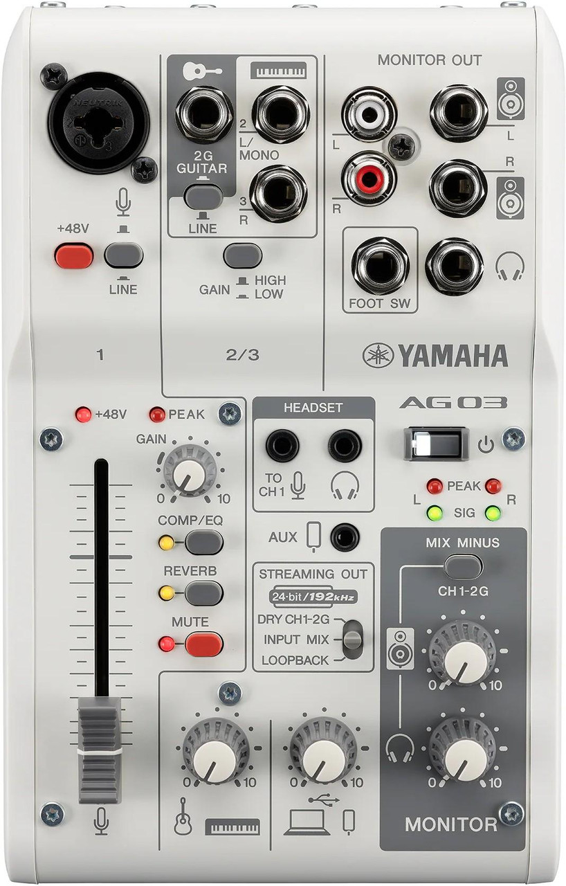 Yamaha AG03 MK2 White Yamaha AG03 MK2 White