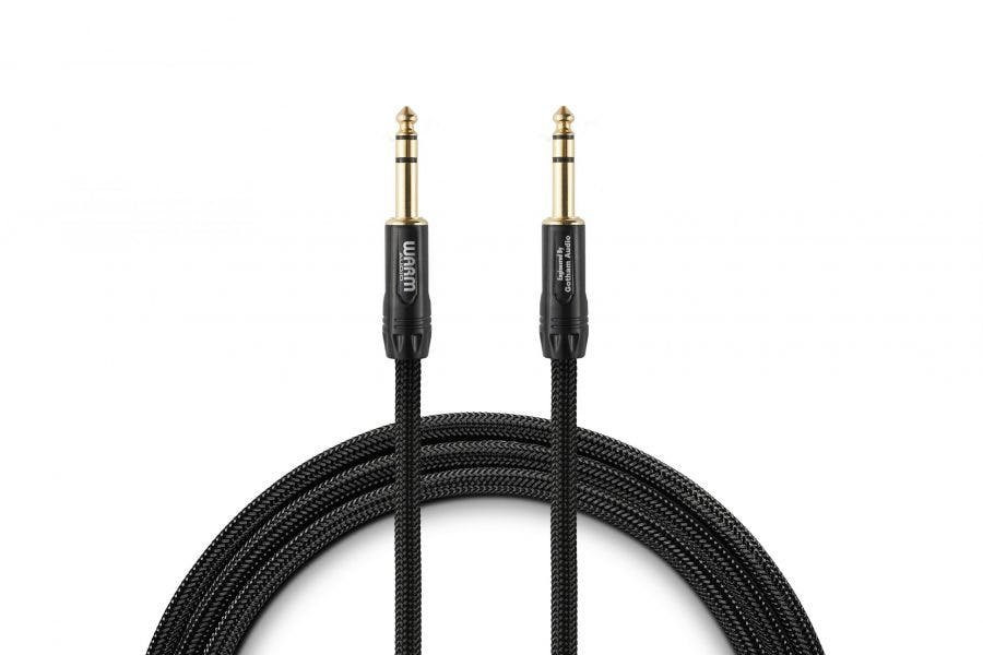 Warm Audio Premier Series Studio and Live TRS Cable 10ft / 3m Warm Audio Premier Series Studio and Live TRS Cable 10ft / 3m