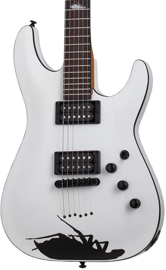 Schecter C-1 Jerry Horton 25th Anniversary Electric Guitar in White Schecter C-1 Jerry Horton 25th Anniversary Electric Guitar in White