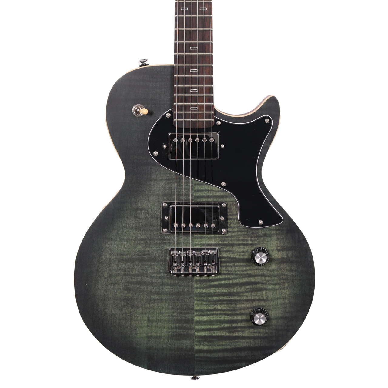 PJD Carey Origin Pro Electric Guitar in Forest Green Burst