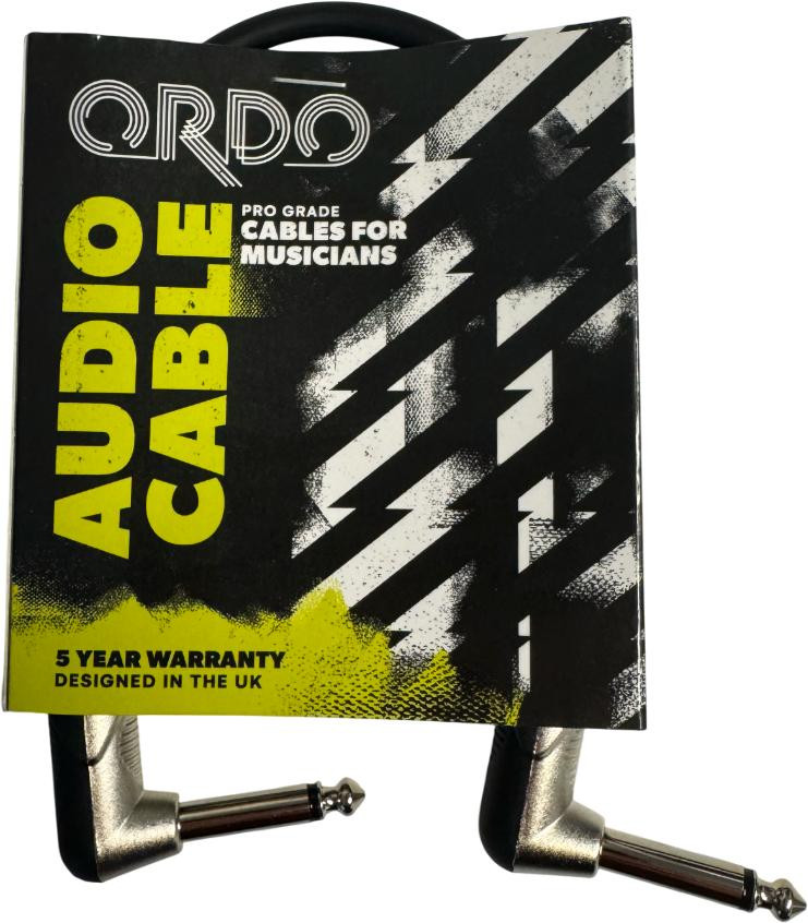 Ordo Patch Lead 6.3mm Angled - 30CM Ordo Patch Lead 6.3mm Angled - 30CM