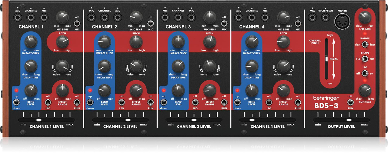 Behringer BDS-3 - Classic 4-Channel Analogue Drum Synthesizer Behringer BDS-3 - Classic 4-Channel Analogue Drum Synthesizer