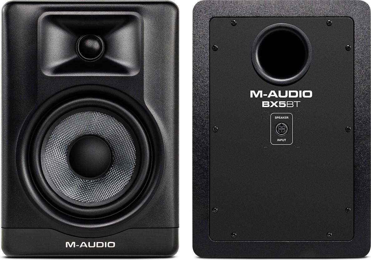 M-Audio BX5-BT Powered Desktop Monitors with DSP and Bluetooth M-Audio BX5-BT Powered Desktop Monitors with DSP and Bluetooth