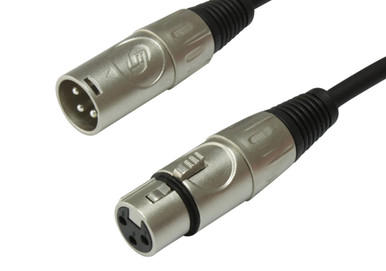 2-Pack 50ft 1/4" Mono Male To Male Audio Cable - For Guitar Amps, Mics, PA, Headphones