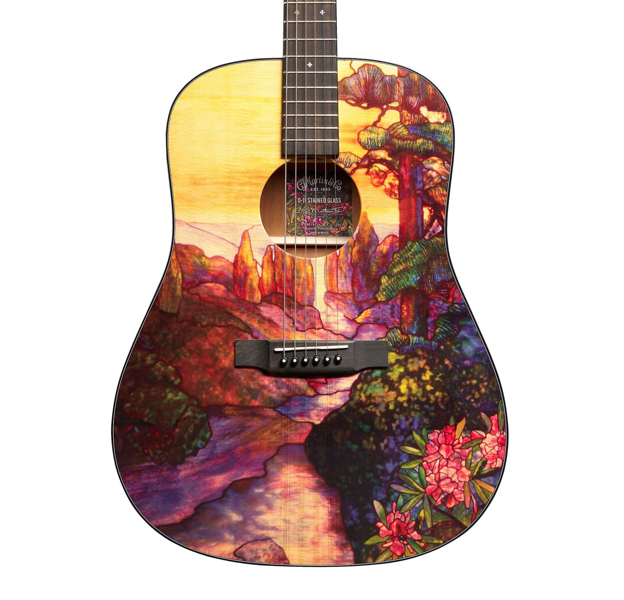 Martin D-11 Stained Glass Acoustic Guitar Martin D-11 Stained Glass Acoustic Guitar