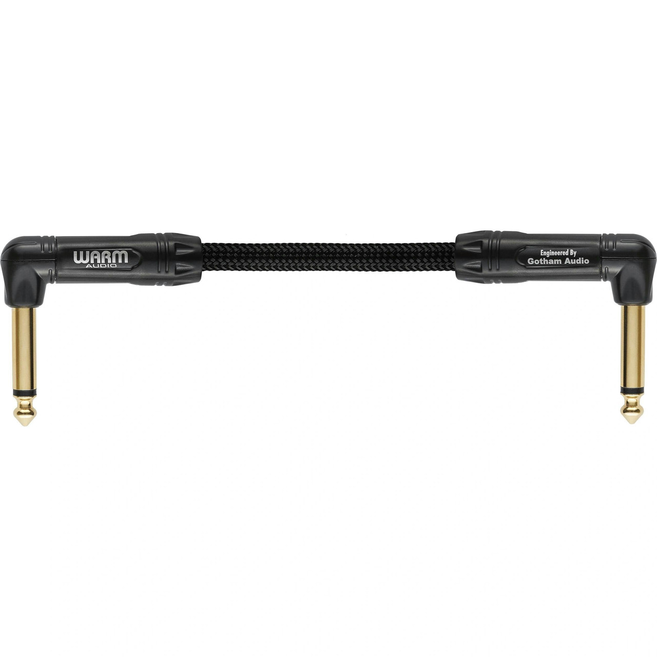 Warm Audio Premier Series Right-Angle to Right-Angle 1/4" Instrument Cable 0.2m Warm Audio Premier Series Right-Angle to Right-Angle 1/4" Instrument Cable 0.2m