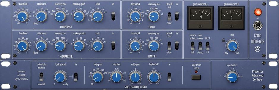 Arturia Comp DIODE-609 Plugin Arturia Comp DIODE-609 Plugin