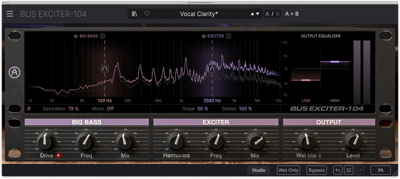 Arturia Bus Exciter-104 Plugin Arturia Bus Exciter-104 Plugin