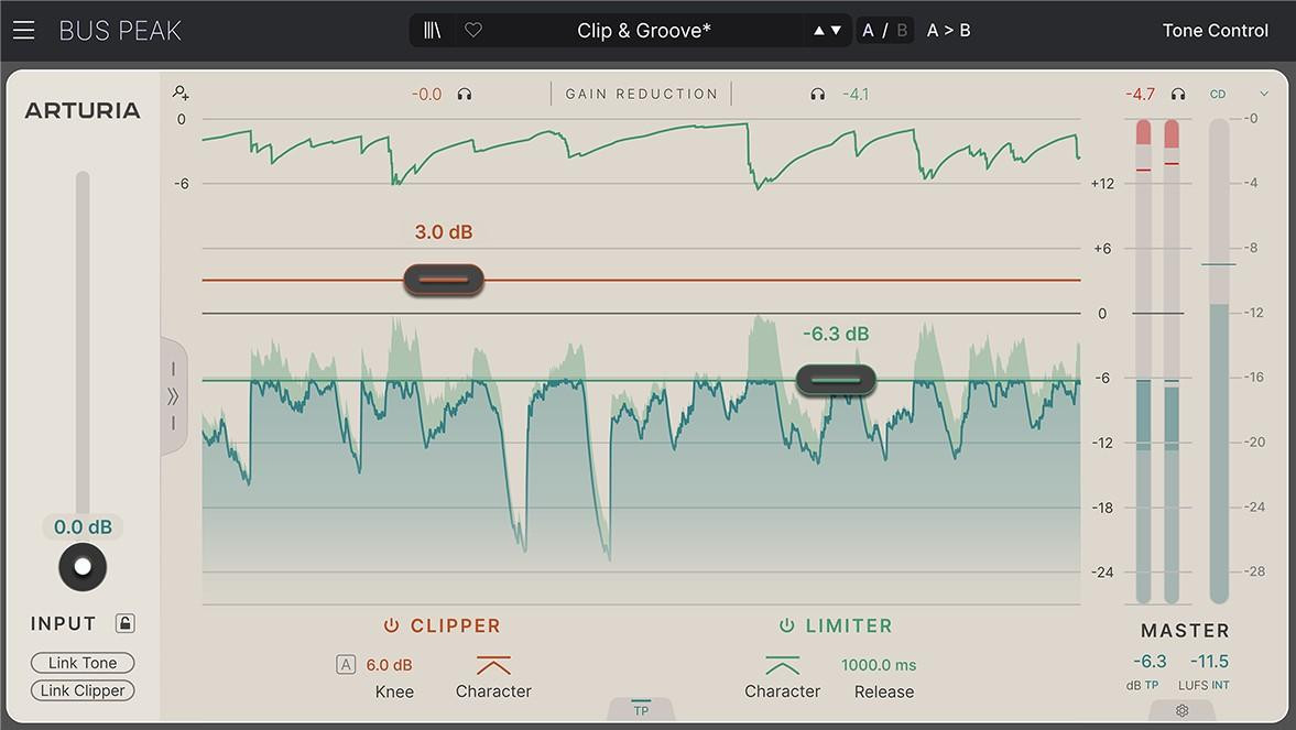 Arturia Bus Peak Plugin Arturia Bus Peak Plugin