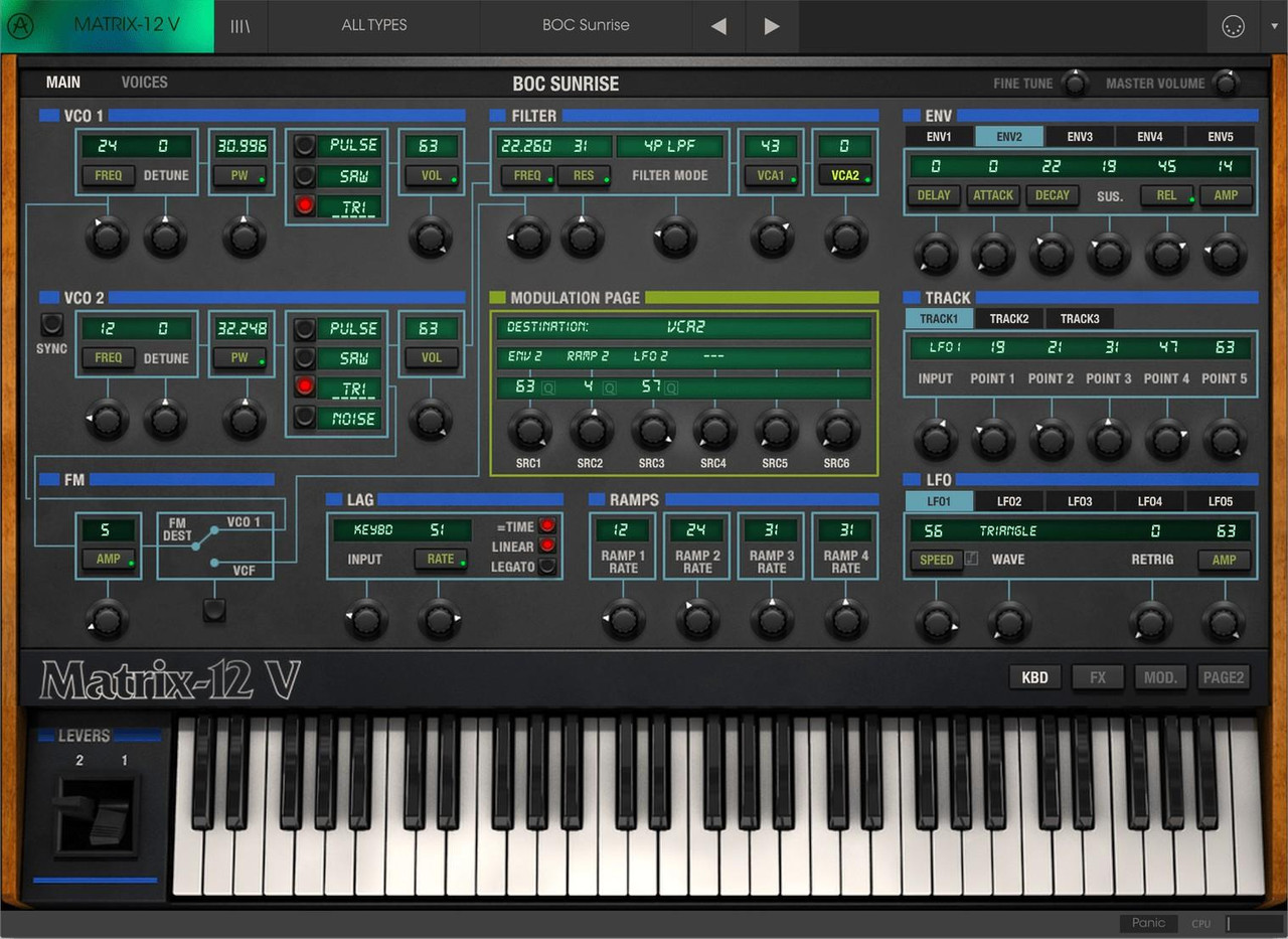 Arturia Matrix-12 V2 Plugin Arturia Matrix-12 V2 Plugin
