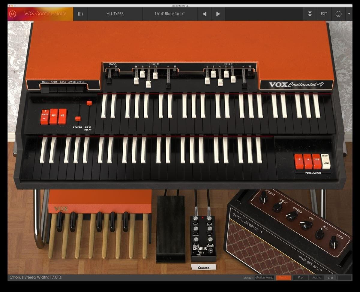 Arturia Vox Continental V2 Plugin Arturia Vox Continental V2 Plugin