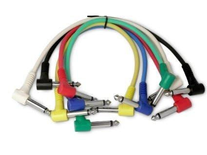 Ordo 6.3mm Mono Jack Patch Lead Angled - 60CM