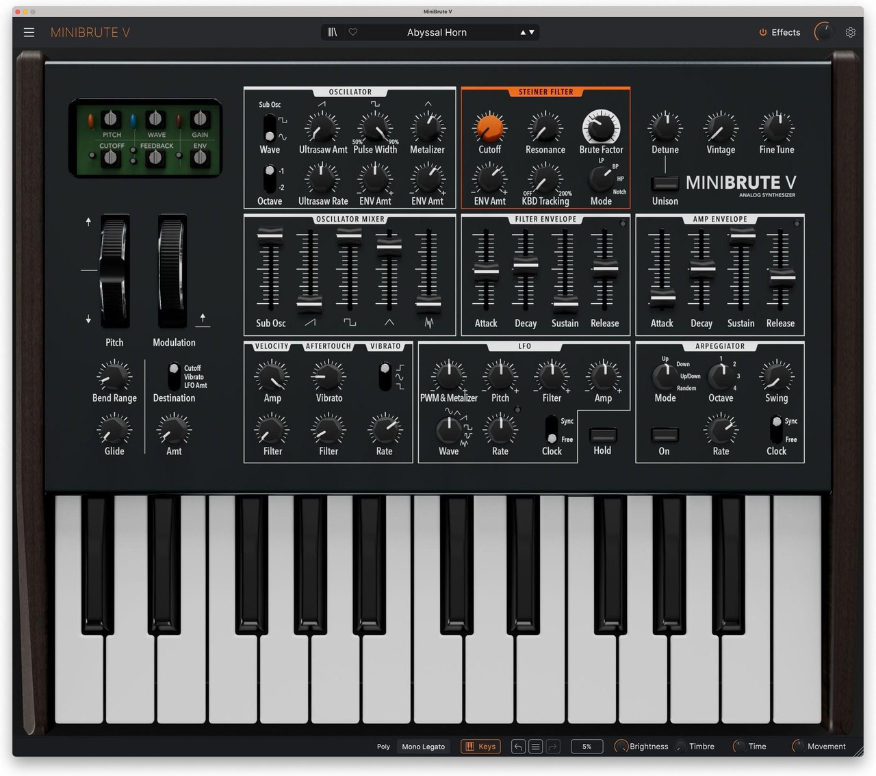 Arturia MiniBrute V Plugin