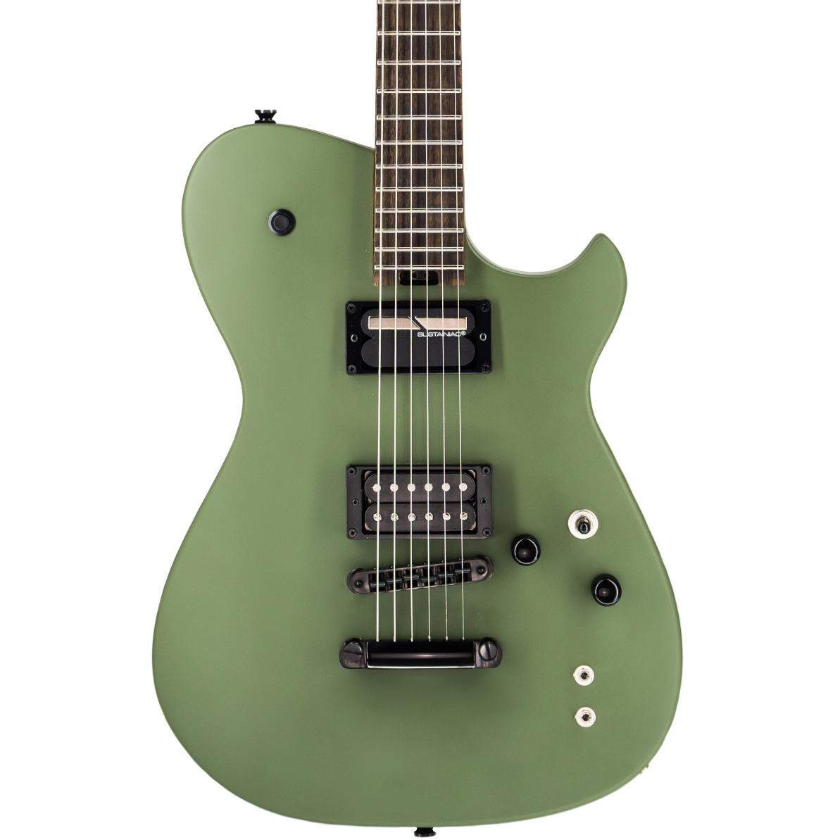 Manson Meta Series MBM-2H Sustainiac Matt Bellamy Signature Electric Guitar in Satin Olive Green Manson Meta Series MBM-2H Sustainiac Matt Bellamy Signature Electric Guitar in Satin Olive Green