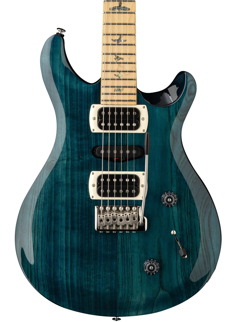 PRS SE Custom 24-08 Quilt Electric Guitar in Lake Blue (2026