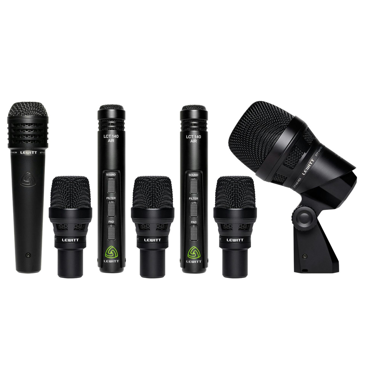 Lewitt BEATKIT Pro 7-Piece Drum Microphone Set