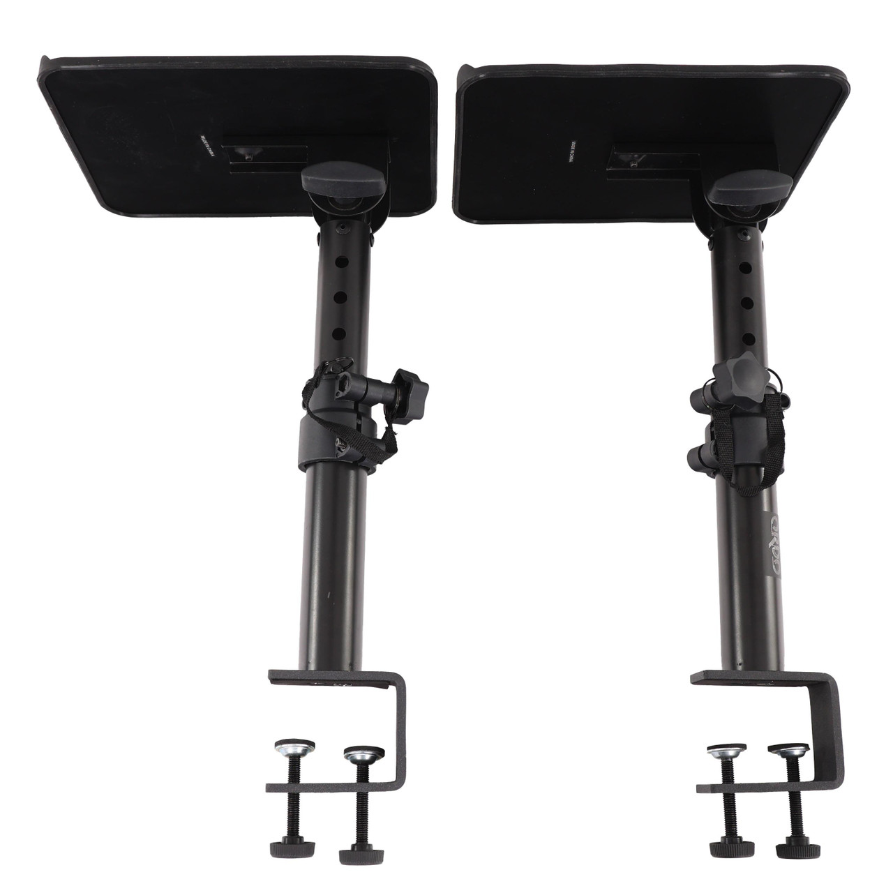 Ordo Adjustable Desk Mounted Monitor Stands with Lip - Pair Ordo Adjustable Desk Mounted Monitor Stands with Lip - Pair