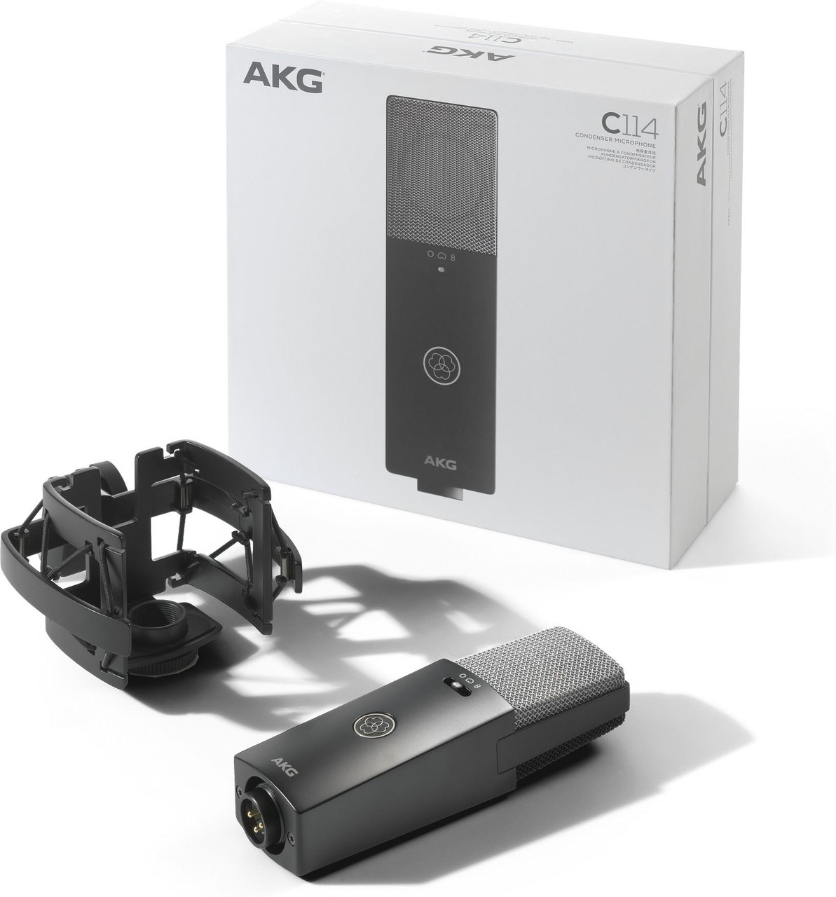 AKG C214 Large Diaphragm Cardioid Condenser Mic - Andertons Music Co.