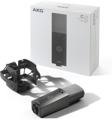 AKG C214 Large Diaphragm Cardioid Condenser Mic - Andertons Music Co.