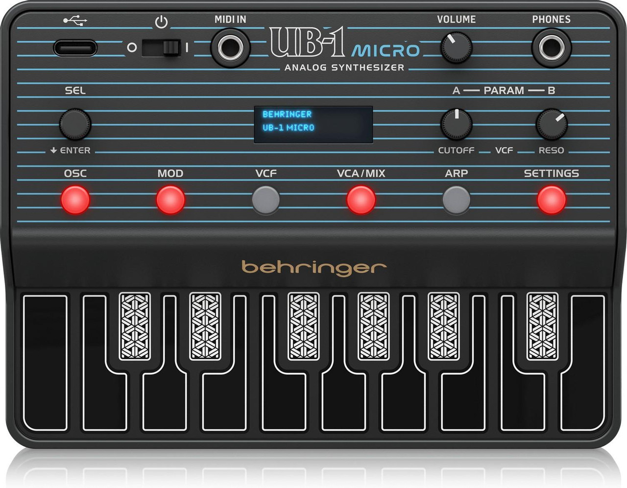 Behringer JT-4000M MICRO Portable 4-Voice Hybrid Synthesizer