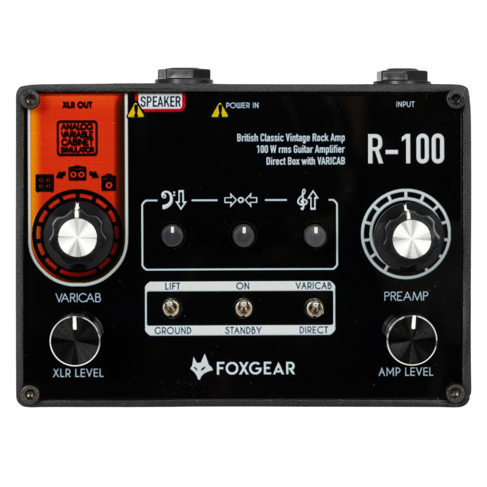 Foxgear R-100 British Classic Vintage Rock 100W Guitar Amp Pedal Foxgear R-100 British Classic Vintage Rock 100W Guitar Amp Pedal