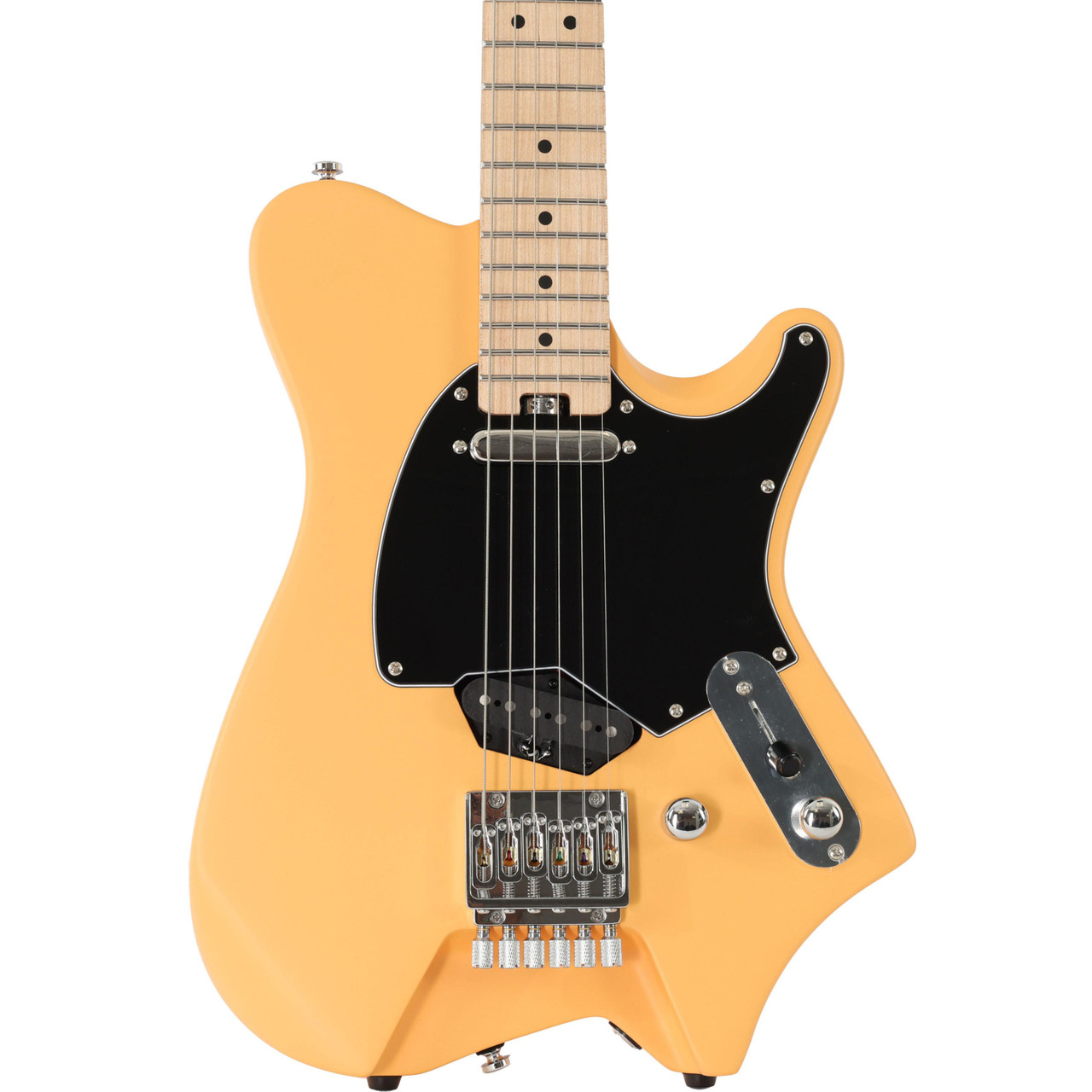 HILS HNT1 T-Style Headless Electric Guitar in Satin Butterscotch HILS HNT1 T-Style Headless Electric Guitar in Satin Butterscotch