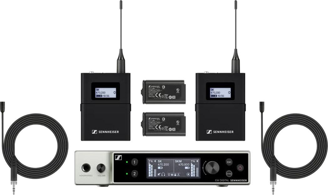Sennheiser EW-DX MKE 2 Set - Dual Lavalier Set (S1-10) Sennheiser EW-DX MKE 2 Set - Dual Lavalier Set (S1-10)