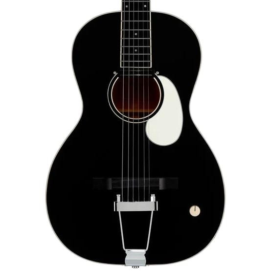Orangewood Juniper Live Rubber Bridge Parlour Electro Acoustic Guitar in Black Satin Orangewood Juniper Live Rubber Bridge Parlour Electro Acoustic Guitar in Black Satin