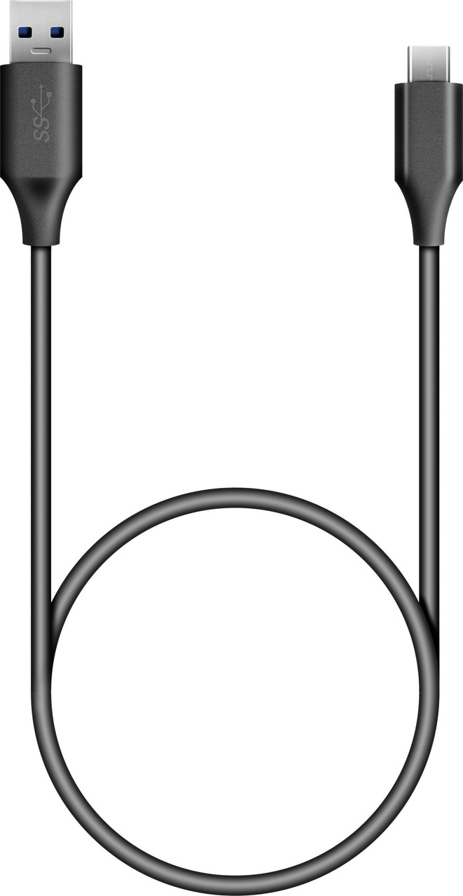 Electrovision USB-C to USB-A Cable, Black, 2M Electrovision USB-C to USB-A Cable, Black, 2M