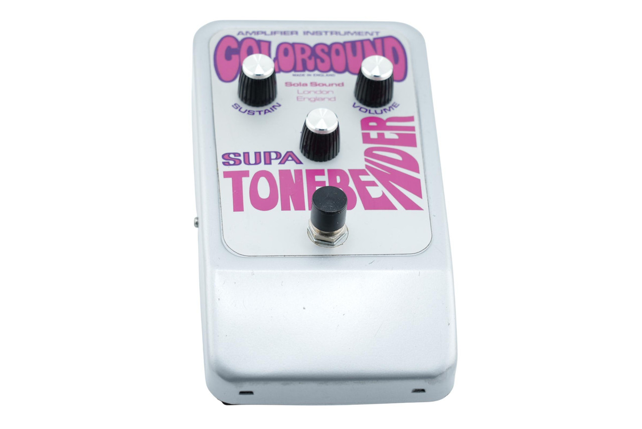 Second Hand 1976 Sola Sound Colorsound Supa Tonebender Fuzz Pedal #255 Second Hand 1976 Sola Sound Colorsound Supa Tonebender Fuzz Pedal #255