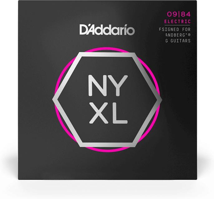 D'Addario NYXL Custom Light 8-String Strandberg Electric Guitar Strings 09-84 D'Addario NYXL Custom Light 8-String Strandberg Electric Guitar Strings 09-84