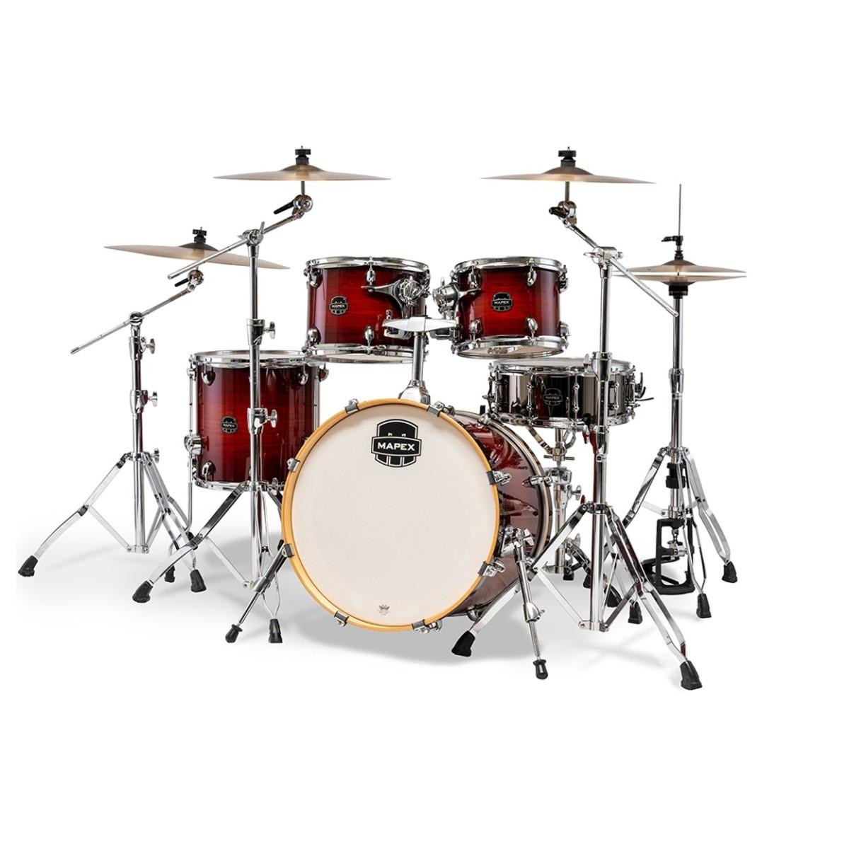 Mapex Armory 20" Fusion Acoustic Shell Pack in Red Onyx Burst Mapex Armory 20" Fusion Acoustic Shell Pack in Red Onyx Burst