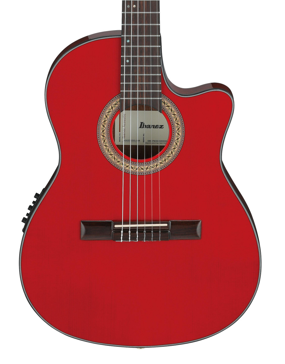 Ibanez GA35TCE-SRR Classical Nylon String Electro Acoustic Guitar in Sapphire Red High Gloss Ibanez GA35TCE-SRR Classical Nylon String Electro Acoustic Guitar in Sapphire Red High Gloss