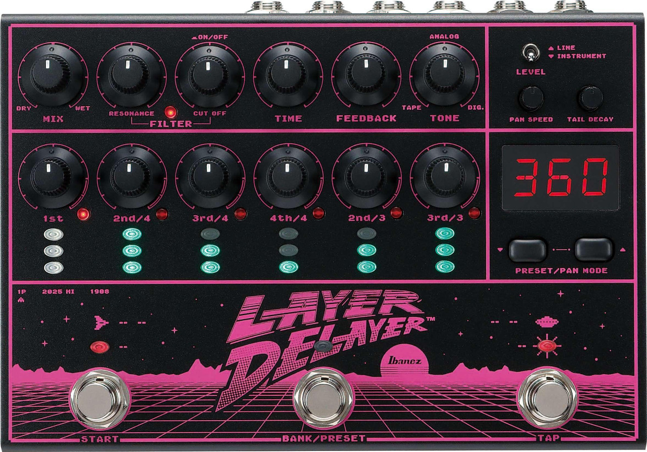 Ibanez Layer Delayer Variable Multi-Head Delay Pedal Ibanez Layer Delayer Variable Multi-Head Delay Pedal