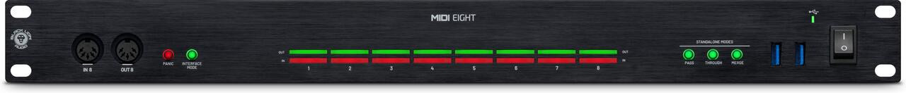Black Lion Audio MIDI Eight - 8in 8out MIDI Interface & USB Hub Black Lion Audio MIDI Eight - 8in 8out MIDI Interface & USB Hub