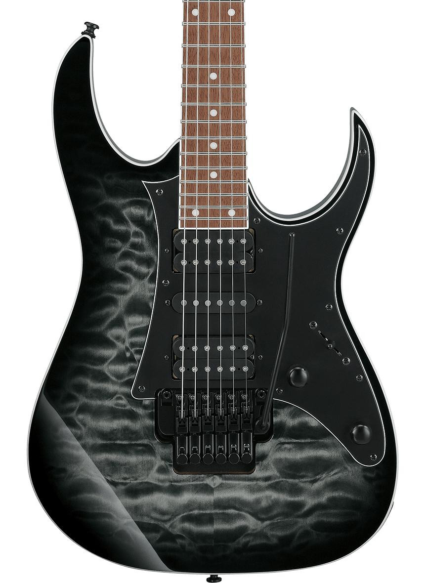 Ibanez RG450QMB-TGB Electric Guitar in Transparent Gray Burst