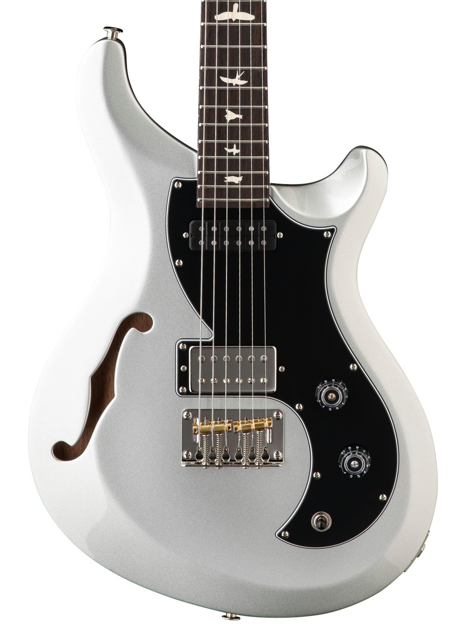 PRS S2 Vela Semi-Hollow Electric Guitar in Platinum Metallic