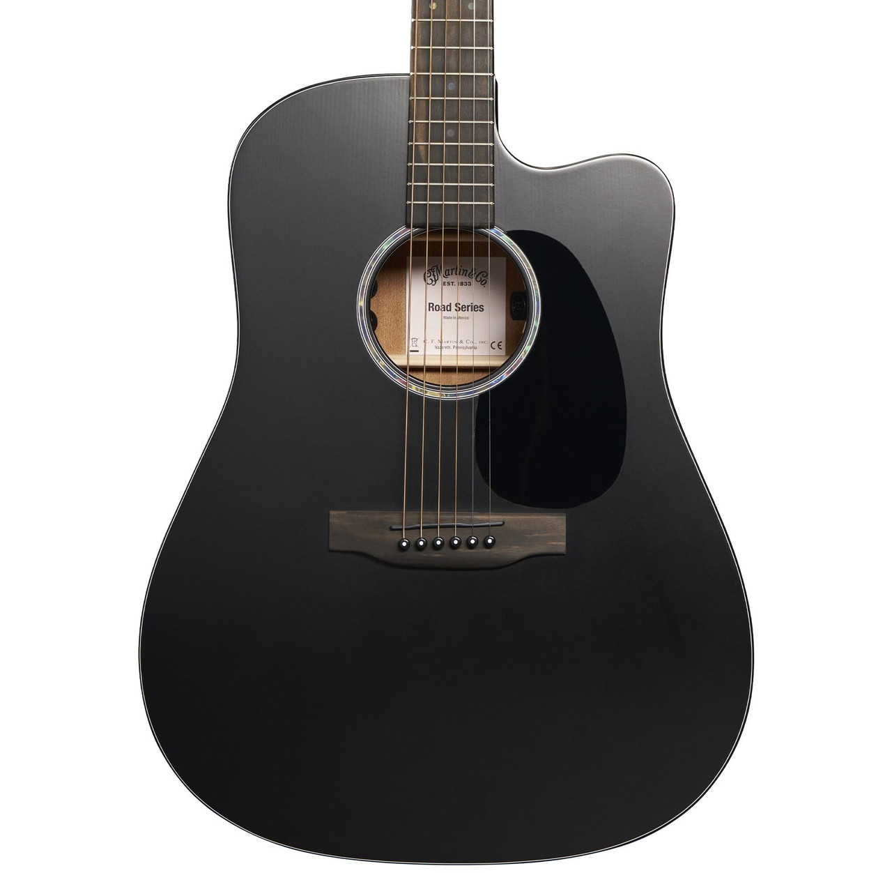 Martin Road Series DC-10E Modern Electro Acoustic Guitar in Black Martin Road Series DC-10E Modern Electro Acoustic Guitar in Black