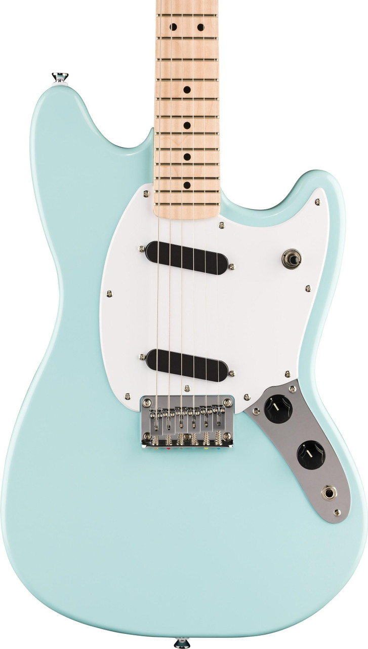 Squier Sonic Mustang Electric Guitar in Daphne Blue Squier Sonic Mustang Electric Guitar in Daphne Blue