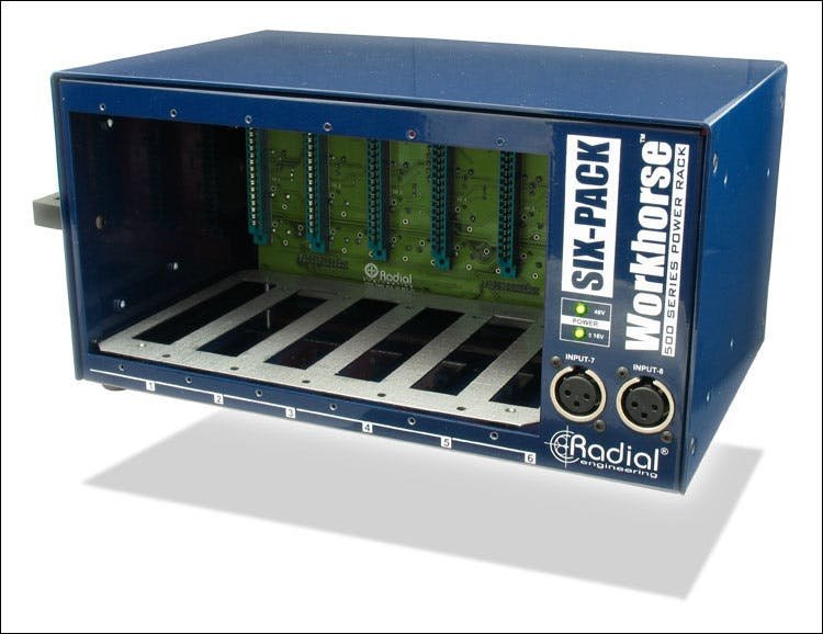 Radial Workhorse Six Pack 500 Series Rack Radial Workhorse Six Pack 500 Series Rack