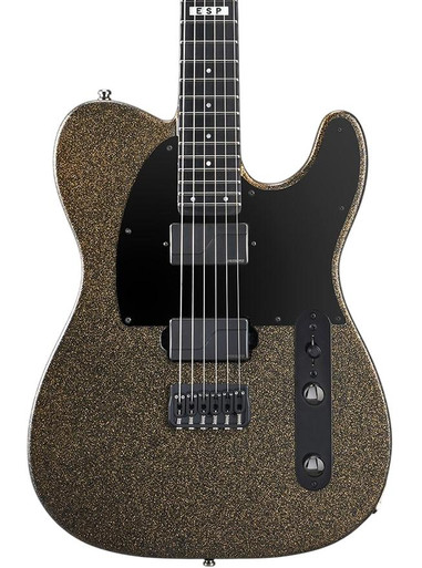 ESP E II T-6 Electric Guitar in Pale Gold Sparkle Satin ESP E II T-6 Electric Guitar in Pale Gold Sparkle Satin