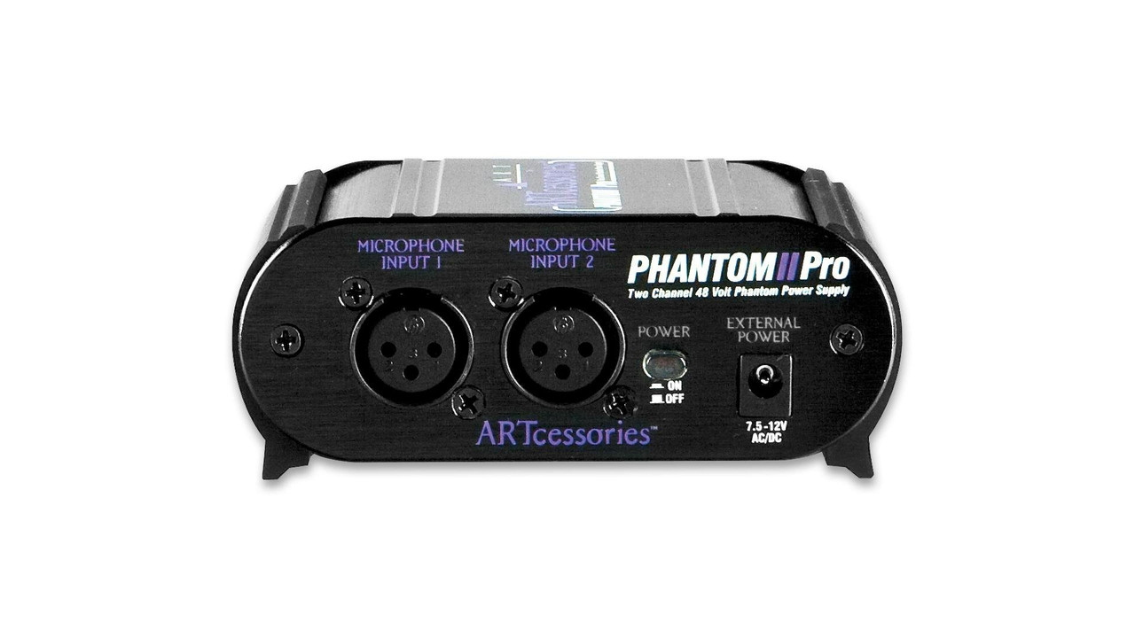 ART Phantom II Pro 48V Battery Phantom Power Supply ART Phantom II Pro 48V Battery Phantom Power Supply