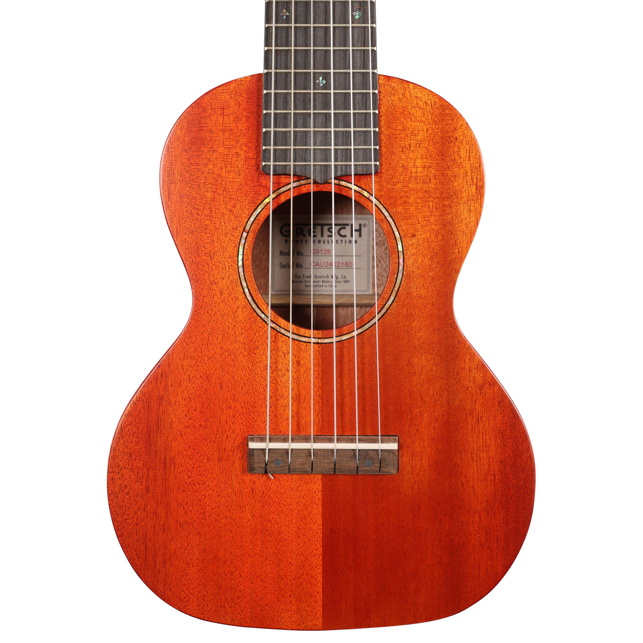 B Stock : Gretsch G9126 Guitar Ukulele - Ovangkol Fingerboard, Honey Mahogany Stain with Gig Bag 001 B Stock : Gretsch G9126 Guitar Ukulele - Ovangkol Fingerboard, Honey Mahogany Stain with Gig Bag 001